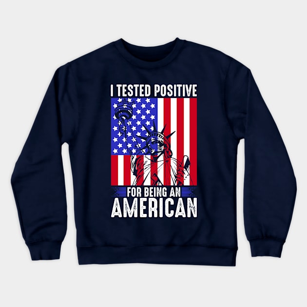 Funny 4th Of July Positive Joke Crewneck Sweatshirt by Banned Books Club